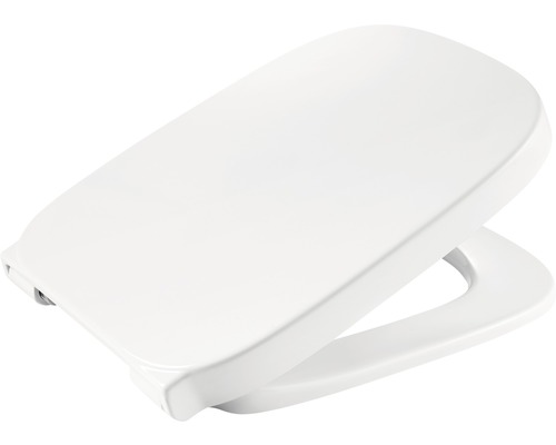 Capac WC Roca Debba duroplast, închidere simplă, alb 44x36 cm