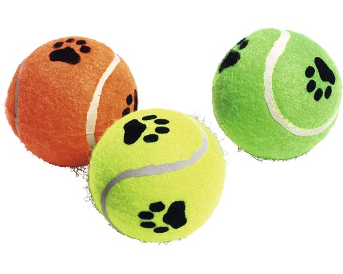 Jucărie pentru câini, minge tenis, culori asortate