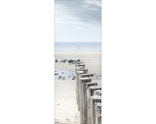 Tablou sticlă Plimbare pe plajă II 30x80 cm