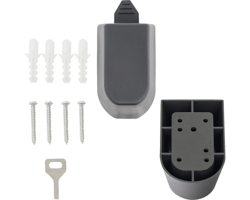 Cutie de chei cu cheie, șuruburi și dibluri