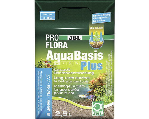 JBL ProFlora AquaBasis Plus amestec nutritiv de lungă durată în sac de 2,5 litri