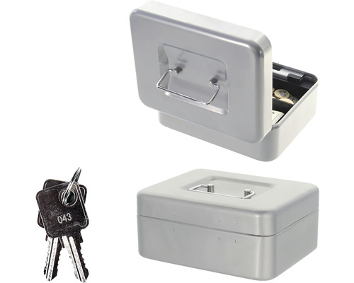 Cutie metalică pentru bani cu cheie