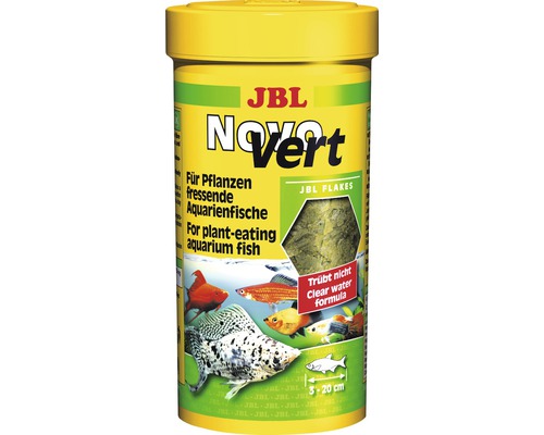 Hrană pentru pești, fulgi JBL NovoVert 100 ml