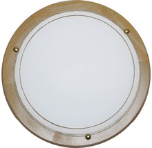 Plafonieră Top Light 5502/40/OD E27 max. 2x60W, lemn natur / alb