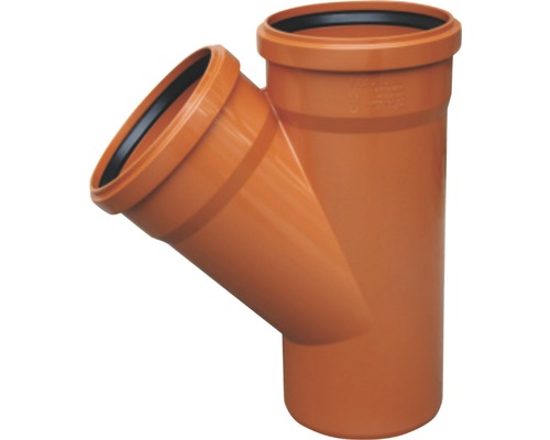 Ramificație VALPLAST PVC Ø 110/110 mm 45° Conductă de ramificație din plastic pentru instalații sanitare