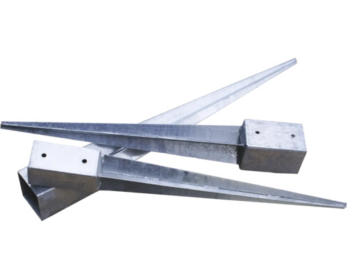 Suport stâlp tip țăruș Kaiserthal 71x71x900 mm, zincat, | HORNBACH