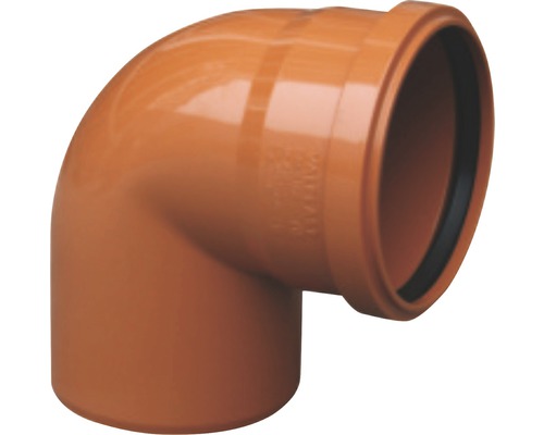 Curbă canal VALPLAST PVC Ø 110 mm 87° Cot de țeavă de canalizare cu un unghi de 90 de grade