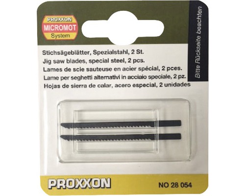 Lame de ferăstrău vertical Proxxon din oțel special, 2 bucăți