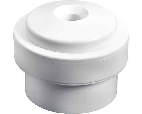 Opritor ușă fix Hettich Ø35x30 mm, plastic alb, pachet 5 bucăți Glisor alb pentru mobilă cu orificiu