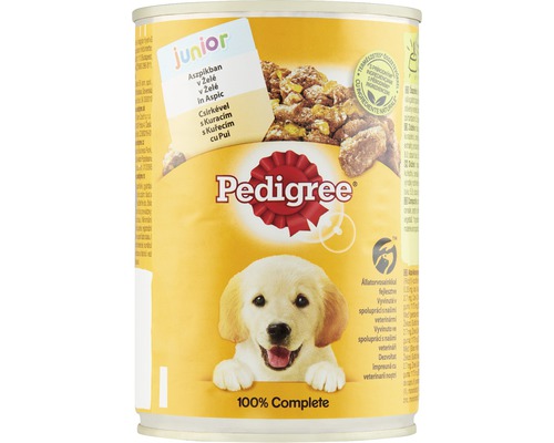 Hrană umedă pentru câini Pedigree Junior cu pui 400 g