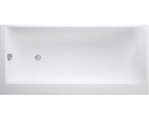Cadă de baie dreptunghiulară Cersanit Smart 170x80x58 cm colț dreapta acril alb S301-116