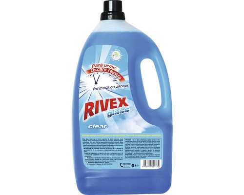 Soluție curățat geamuri Rivex Glass Clear 4L Soluție curățat geamuri Rivex Glass Clear 4L