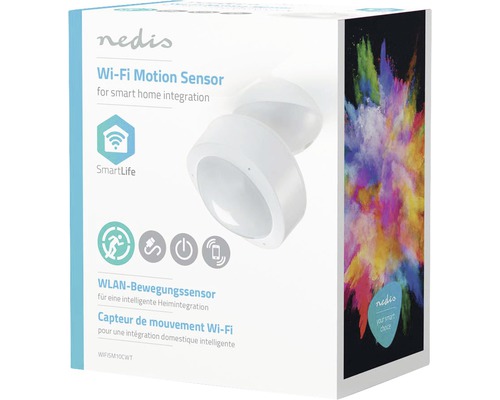 Ambalajul unui senzor de mișcare Wi-Fi pentru integrare inteligentă în locuință