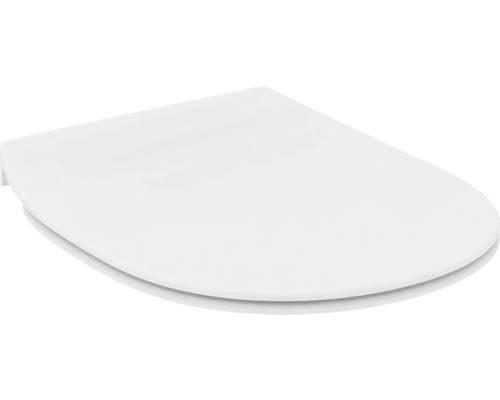 Capac WC cu închidere lentă plat Ideal STANDARD Connect duroplast alb 43x36,5 cm-0