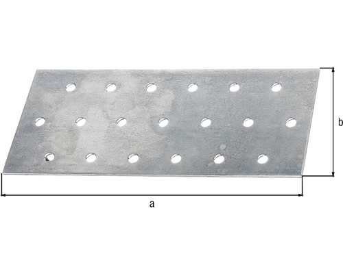 Placă perforată cu mai multe găuri și dimensiuni