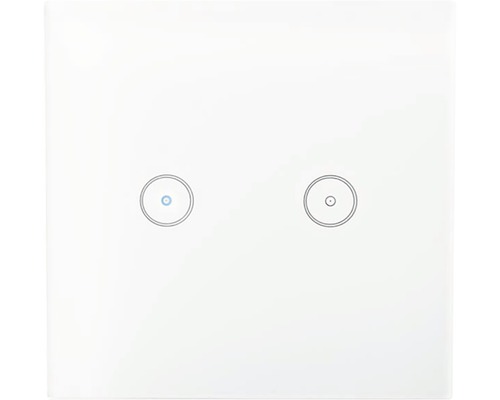 Întrerupător dublu de lumină alb