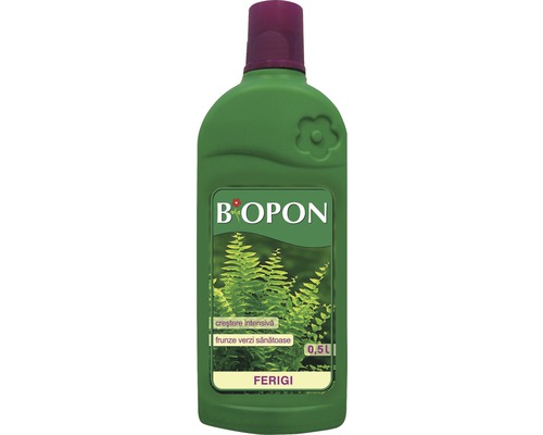 Îngrăsământ Biopon lichid pentru ferigi, 0.5 l