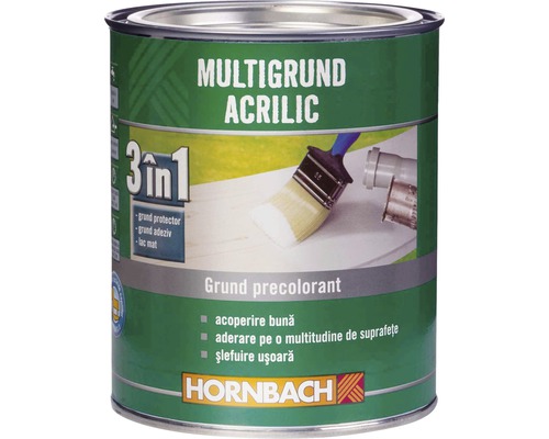 Grund acrilic alb 750 ml