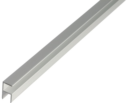 Profil aluminiu tip Y Alberts 12,9x24x9,9x1,5 mm, lungime 2m, eloxat