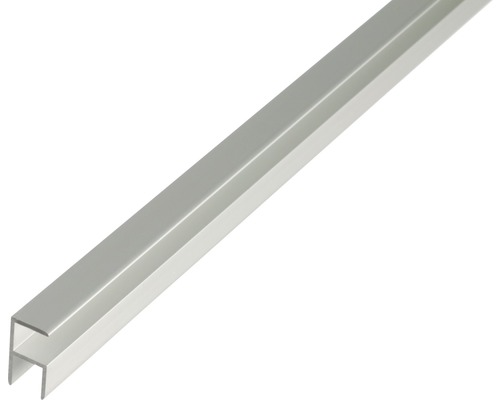 Profil aluminiu tip Y Alberts 10,9x20x7,9x1,5 mm, lungime 1m, eloxat
