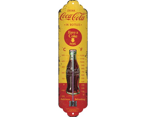 Termometru Coca-Cola Bottles 6,5x28 cm