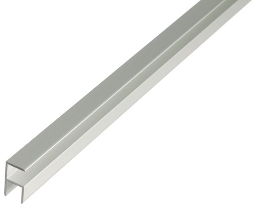 Profil aluminiu tip Y Alberts 12,9x24x9,9x1,5 mm, lungime 1m, eloxat