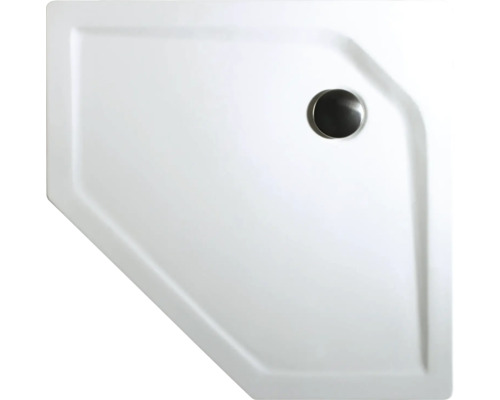 Cădiță de duș unghiulară cu scurgere