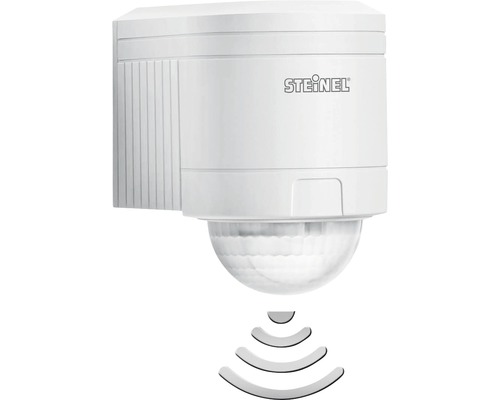 Senzor de mișcare Steinel IS240 DUO 240° max. 1000W, pentru exterior IP54, alb Senzor de mișcare Steinel pentru exterior