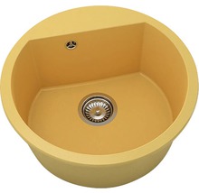 Chiuvetă bucătărie marmură compozită rotundă FAT Avangard 223 Ø51 cm Andalucia
