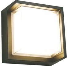 Aplică LED exterior Malaga H 12W 1080 lumeni IP65, plastic negru