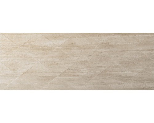 Faianță decorativă Baltimore Beige 33x90 cm Placă decorativă cu model geometric