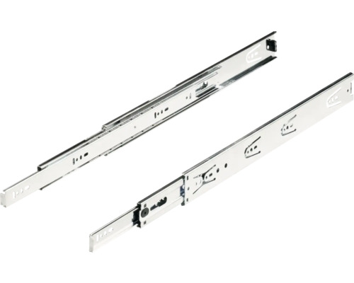 Glisiere tip șină cu bile Hettich KA5632 450mm, max. 45kg, oțel cromat, 1 pereche