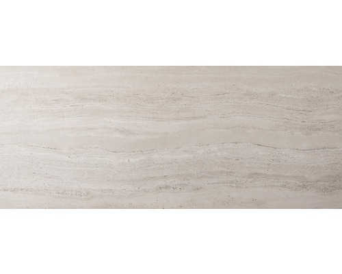 Faianță baie / bucătărie Baltimore Gris rectificată 33x90 cm Placă de travertin cu granulație naturală