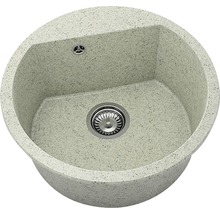 Chiuvetă bucătărie granixit rotundă FAT Avangard 223 Ø51 cm Pewter