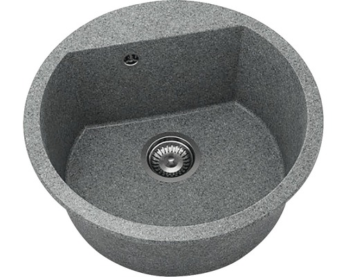 Chiuvetă bucătărie granixit rotundă FAT Avangard 223 Ø51 cm Slate