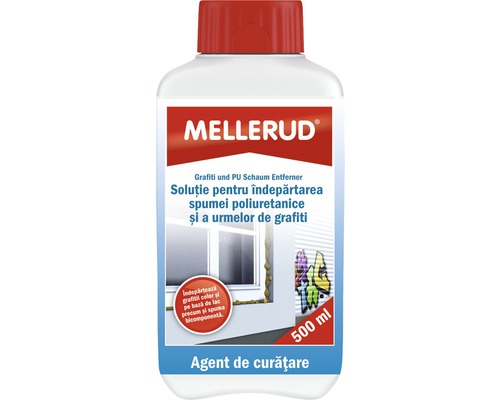 Soluție curățat grafiti și spuma poliuretanică Mellerud 500 ml