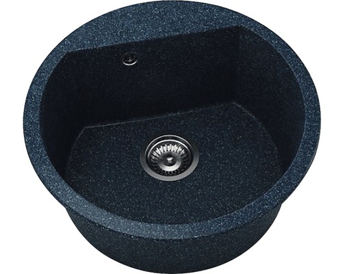 Chiuvetă bucătărie granixit 1 cuvă FAT Avangard 223 Ø51 cm fără picurător Michigan Chiuvetă de bucătărie rotundă din material de piatră cu scurgere