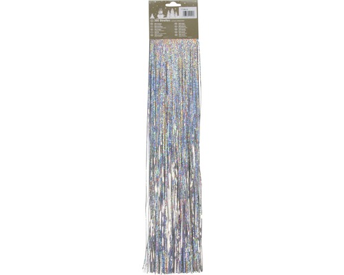 Tinsel argintiu pentru decoratiuni de Craciun