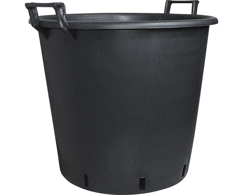 Container pentru plante Ø 50 cm, negru