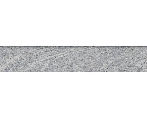 Plintă ceramică Sahara Gris 8x45 cm Placă de granit gri