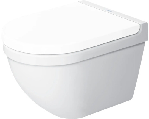 Vas WC suspendat DURAVIT Starck 3 Compact, evacuare orizontală, alb 2227090000