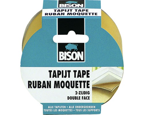 Bandă dublu adezivă pentru mochete și covoare Bison 50 mm x 10 m Rola de bandă adezivă dublă pentru covoare Bison