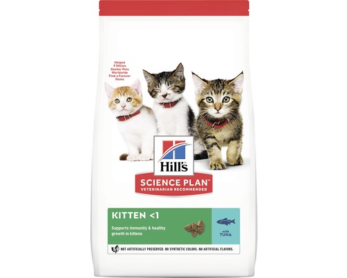 Hrană uscată pentru pisici Hill's Kitten High Development cu ton 1,5 kg