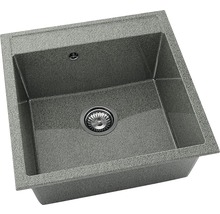 Chiuvetă bucătărie granixit cu o cuvă FAT Avangard 225 51x51 cm, fără picurător, Rosetta Stone