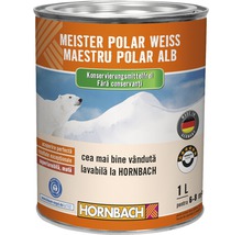 Vopsea lavabilă Meister Polar Weiss fără conservanți 1 l-thumb-1