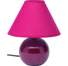 Veioză copii Primo E14 max. 1x40W, ceramică/roșu burgundy