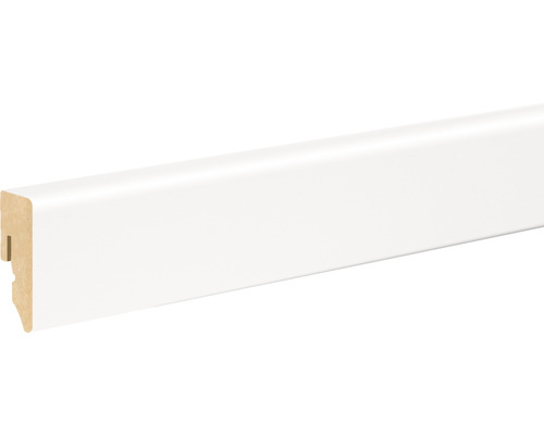 Plintă MDF SKANDOR FU48L alb 2400x38,5x15 mm Plintă din lemn