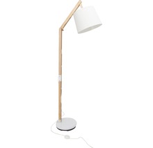 Lampadar Carlyn E27 max. 1x60W, lemn/alb