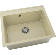 Chiuvetă din material mineral turnat cu o cuvă