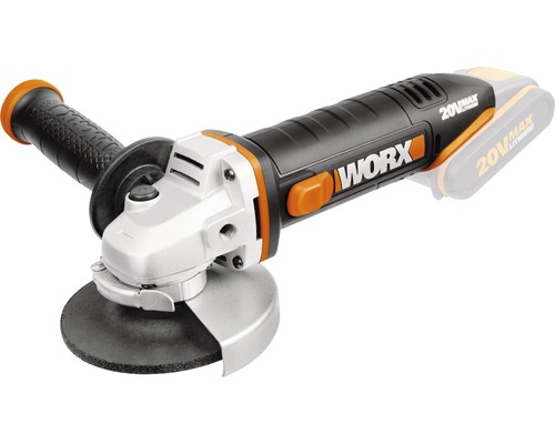 Polizor unghiular fără acumulator Worx WX800.9 20V 115mm, accesorii incluse